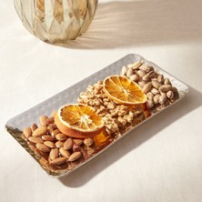 Karaca Loren Dekoratif Tepsi 25X12 cm Gümüş