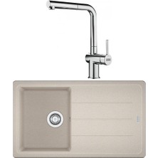 Franke Bfg 611 Granit Sahara Evye, Active Plus Doccia Krom Spiralli Armatür Seti