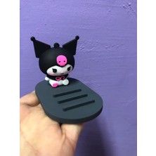 Syn İletişim Sanrio Kuromi Cinnamoroll Köstebek Kawai Kore Japon Anime Figür Cep Telefon Tutucu Stand