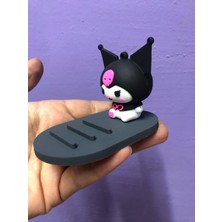 Syn İletişim Sanrio Kuromi Cinnamoroll Köstebek Kawai Kore Japon Anime Figür Cep Telefon Tutucu Stand