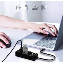 Mj Tech 4 Port USB 3.0 Hub Çoklayıcı Çoğaltıcı Switch Splitter Siyah