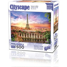 KS Games Sunset In Eiffel 500 Parça Puzzle