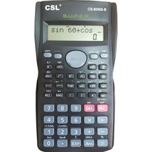 Caslo Csl CS-82MS-B Bilimsel Fonsiyonlu Hesap Makinası 240 Fonksiyonlu 10+2 Haneli