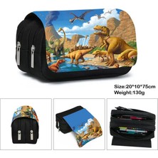 Qiuming Shop FGQBBLONGS15 Stili Dinozor Baskı Kozmetik Kutuları Kalem Kutusu Erkek Kız T. Rex Kalem Çantaları Çocuk Okul Çantası Kırtasiye Çantası Hediye (Yurt Dışından)