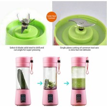 Kensen Shop Mavi Stil USB Karıştırma Şarj Edilebilir Blender Suyu Karıştırıcılar Mini Taşınabilir Blender Elektrikli Mikser Mutfak Robotu Smoothie Maker Blender Yeni (Yurt Dışından)