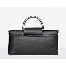 Qiuming Shop Bordo Tarzı 30X4X17 cm Smooza Yeni Moda Timsah Desenli Gün Debriyaj Bayan Deri Çanta Bir Omuz Crossbody Çanta Yumuşak Siyah Kadın Çanta (Yurt Dışından)