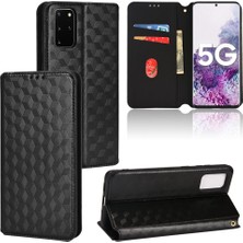 SZY Mall Samsung Galaxy S20 Plus Cüzdan Hakiki Deri Darbeye Dayanıklı Tpu Kılıf Standı Dayanıklı Flip Kitap Katlanır (Yurt Dışından)