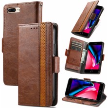 SZY Mall Apple iPhone 7 Plus/8 Plus Cüzdan Kılıfı, Kart Tutuculu Pu Deri Flip Kılıf Rfıd Engelleme Kickstand Telefon Kapağı (Yurt Dışından)