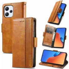 SZY Mall Xiaomi Redmi 12 Cüzdan Kılıfı, Kart Tutuculu Pu Deri Flip Kılıf Rfıd Engelleme Kickstand Telefon Kapağı (Yurt Dışından)