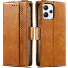 SZY Mall Xiaomi Redmi 12 Cüzdan Kılıfı, Kart Tutuculu Pu Deri Flip Kılıf Rfıd Engelleme Kickstand Telefon Kapağı (Yurt Dışından)