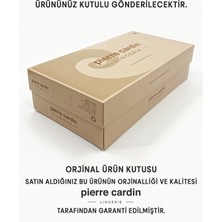 Pierre Cardin 6816 2'li Ekonomik Paket 6816 Siyah - Ekru Madrid Desteksiz Dantelli Sütyen Set