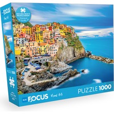 Blue Focus 1000 Parça Puzzle - Cınque Terre