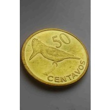 Deren Pecunia Mozambik 2006 Yılı 50 Sentavo Çil (+) Çap: 23 mm