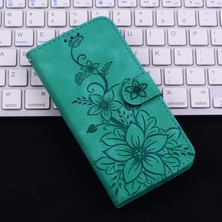 Manyi Boutique Samsung Galaxy A51 5g Kabartmalı Lily Cüzdan Kılıfı ile Uyumlu, Kart Tutuculu Pu Deri Kapaklı (Yurt Dışından)