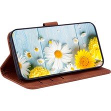 Manyi Boutique Apple iPhone 12 Mini Kabartmalı Lily Cüzdan Kılıfı ile Uyumlu, Kart Tutuculu Pu Deri Kapaklı (Yurt Dışından)