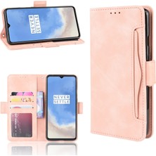 Bdt Shop Oneplus 7t ile Uyumlu Kickstand Koruyucu, Kredi Kartı Tutacağı Pu Deri Darbeye Dayanıklı Telefon Kılıfı (Yurt Dışından)