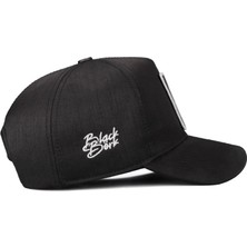 BlackBörk V2 Baseball 7 Seven - 2 Kod Logolu Unisex Siyah Cordura Kumaş Şapka (Cap)