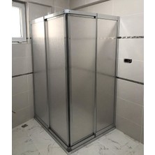 Nokta Duşakabin Teknesiz Duşakabin Kare Mika Camlı 110X110