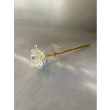 Love Candle Dekor 1 Adet Solmayan Gül, Yapay Gül, Sonsuzluk Gülü Hediyelik Gül, Sevgili Hediyesi