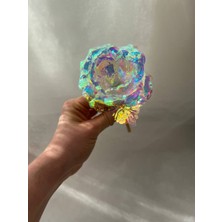 Love Candle Dekor 1 Adet Solmayan Gül, Yapay Gül, Sonsuzluk Gülü Hediyelik Gül, Sevgili Hediyesi