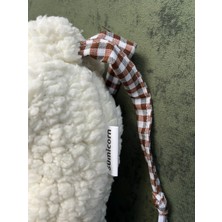 Sumicorn Design Sevimli Peluş Pötikareli Astarlı,büzgülü,ipli,düzenleyici Kese,makyaj Çantası