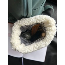 Sumicorn Design Sevimli Peluş Pötikareli Astarlı,büzgülü,ipli,düzenleyici Kese,makyaj Çantası