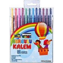 Nova Color 12 Li Çevirmeli Mum Boya NC-2122