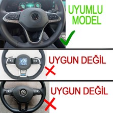 Vagparts Passat B8 Siyah R Rozet (2019-2023) Passat B8 Aksesuar Amblem Rozet Arma