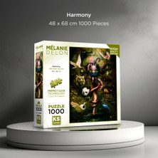 Ks Games Yeni Baskı Yeni Sistem Perfect Click Technology Melanie Delon Uyum (Harmony) 1000 Parça Puzzle