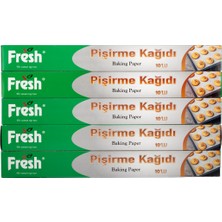 Sa Fresh Pişirme Kağıdı 10 Yapraklı 5'li Paket 50 yaprak