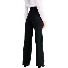 By Coolest Butik 4017 Kot Kumaş Kadın Palazzo Pantolon