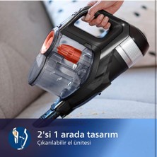 Philips Speedpro Max 2'si 1 Arada Dikey& El Süpürgesi, Kablosuz Dik Süpürge 65DK , 360 Derece Emiş Başlıklı, Powercyclone 8 Teknolojisi - Luciole Beyaz Aplik Lambader Hediye!