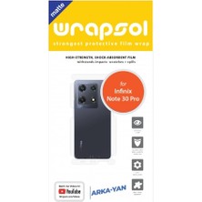 Wrapsol Infinix Note 30 Pro Mat Arka ve Yan Koruyucu Poliüretan Film