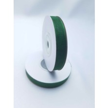Seçilir Yeşil Renkte 1 cm Organze Kurdele (1 Makara 25 Mt)
