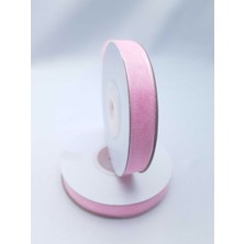 Seçilir Pembe Renginde 1 cm Organze Kurdele (1 Makara 25 Mt)