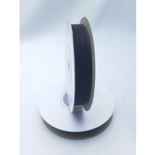 Seçilir Siyah Renkte 1 cm Organze Kurdele (1 Makara 25 Mt)
