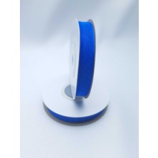 Seçilir Saks Mavisi Renginde 1 cm Organze Kurdele (1 Makara 25 Mt)
