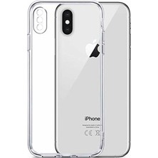 CepStok iPhone Xs Max Kılıf Şeffaf Kamera Korumalı Yumuşak Silikon