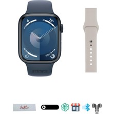 Byrtech H13 Pro+ Plus 1gb Hafızalı Aksesuar Bağlantılı Müzik Yüklenebilir Watch 10 Akıllı Saat