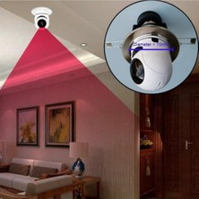 Gabya 360 Ptz Ip Kamera Gece Görüş Kablosuz Akıllı Ampul Wifi Camera