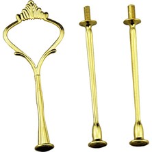 Yaci Shop Pembe Tarzı Yeni Yaprak Metal Tepsi Kolu Katmanlı Kek Standı Relicone Kalıpları Için Popüler Goldsilver Taç Katmanlı Kek Tabağı Standı (Yurt Dışından)