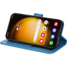 Samsung Galaxy S24 Ultra Cüzdan Pu Deri Manyetik Flip Folio Telefon Kapağı (Yurt Dışından)