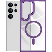 Samsung Galaxy S24 Ultra Tpu+Akrilik Net Telefon Kapağı Magsafe ile Uyumlu (Yurt Dışından)