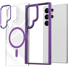 Samsung Galaxy S24 Ultra Tpu+Akrilik Net Telefon Kapağı Magsafe ile Uyumlu (Yurt Dışından)