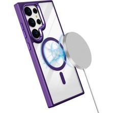 Samsung Galaxy S24 Ultra Tpu+Akrilik Net Telefon Kapağı Magsafe ile Uyumlu (Yurt Dışından)