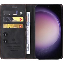 Samsung Galaxy S24 Ultra Pu Deri Katlama Stand Kapağı (Yurt Dışından)