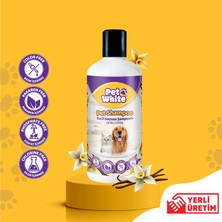 Pet White Kedi Köpek Evcil Hayvan Şampuanı Vanilya Kokulu 500 ml