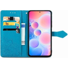 Manyi Mall Redmi Için Kılıf K40/K40 Pro Kapak Kapak Darbeye Deri Kılıf Basit (Yurt Dışından)