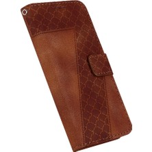 Manyi Mall Onur X7 Kart Yuvası Fonksiyonu Için Kılıf Cüzdan Kabartmalı Desen Flip Folio Pu (Yurt Dışından)