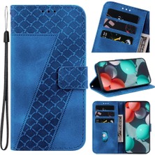 Manyi Mall Onur X7 Kart Yuvası Fonksiyonu Için Kılıf Cüzdan Kabartmalı Desen Flip Folio Pu (Yurt Dışından)